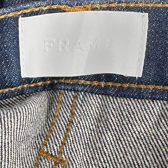 Frame Le Italien True Straight Dark Wash Jeans | Size 28 - Picture 4 of 9